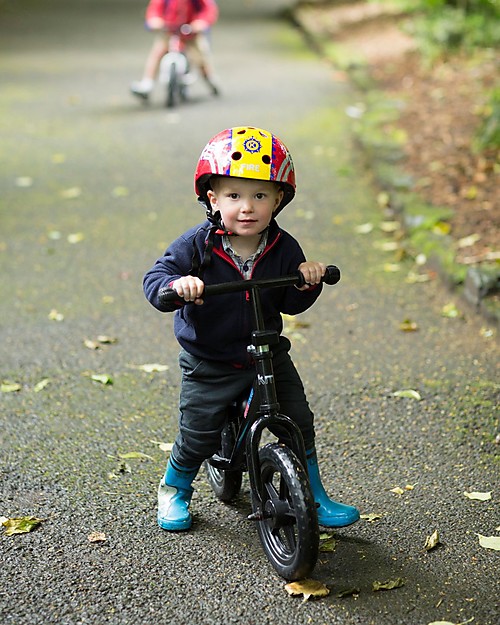 Kiddimoto Bici Senza Pedali Super Junior, Nero Biciclette senza Pedali