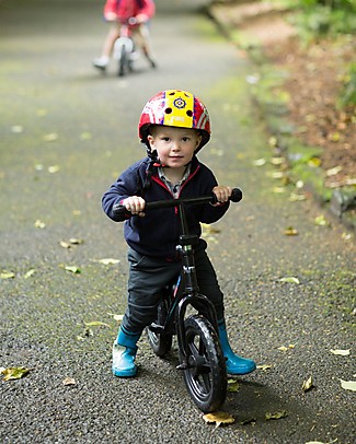 Kiddimoto Bici Senza Pedali Super Junior, Nero Biciclette Senza Pedali