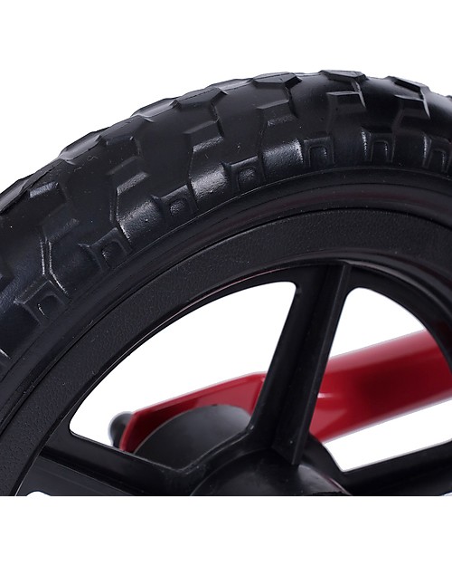 Kiddimoto Bici Senza Pedali Super Junior, Rosso Biciclette senza Pedali
