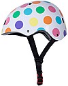 Kiddimoto Casco Bici Fantasia, Pois Pastello Caschi Bici