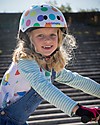 Kiddimoto Casco Bici Fantasia, Pois Pastello Caschi Bici