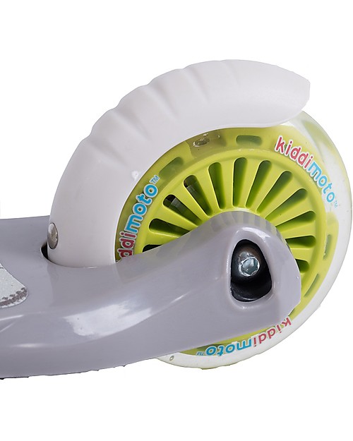 Kiddimoto Monopattino Tre Ruote Pieghevole U-Zoom, Dinosauri Monopattini
