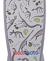 Kiddimoto Monopattino Tre Ruote Pieghevole U-Zoom, Dinosauri Monopattini