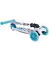 Kiddimoto Monopattino Tre Ruote Pieghevole U-Zoom, Stelle Monopattini