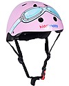 Kiddimoto OUTLET - Casco Bici con Fantasia Occhiali, Rosa - Pezzo di Showroom Caschi Bici