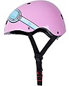 Kiddimoto OUTLET - Casco Bici con Fantasia Occhiali, Rosa - Pezzo di Showroom Caschi Bici