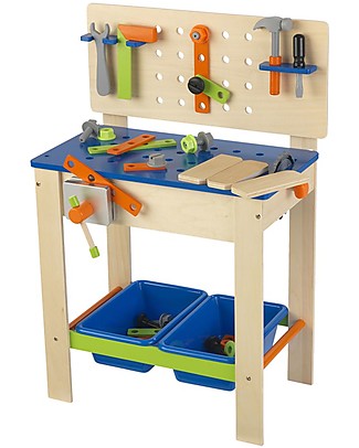 KidKraft Banco da Lavoro con Attrezzi Deluxe Kit Fai Da Te