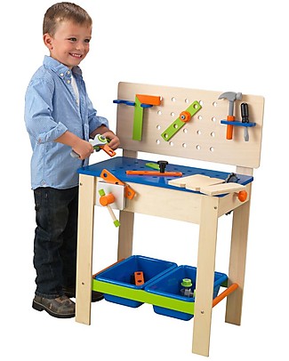 KidKraft Banco da Lavoro con Attrezzi Deluxe Kit Fai Da Te