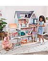 KidKraft Casa delle bambole Dahlia in Legno con Ascensore - Con EZ Kraft Assembly™  per montaggio facile! Case delle Bambole