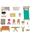 KidKraft Casa delle Bambole in Legno Dottie - Moderna con tocchi retro! Case delle Bambole