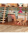 KidKraft Casa delle Bambole in Legno Dottie - Moderna con tocchi retro! Case delle Bambole
