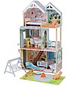 KidKraft Casa delle Bambole in Legno - Hallie - Include 30 Accessori Case delle Bambole