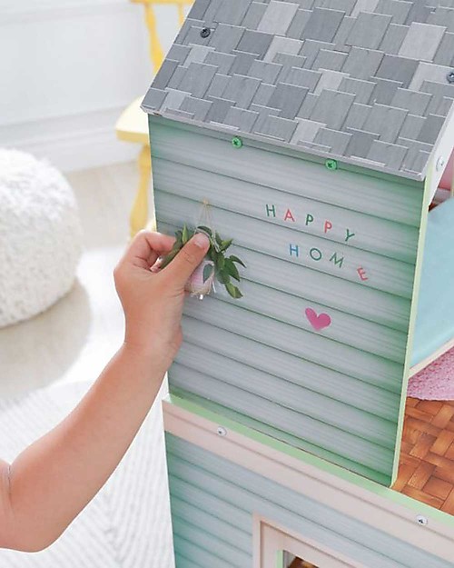KidKraft Casa delle Bambole in Legno - Hallie - Include 30 Accessori Case delle Bambole