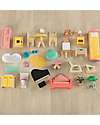 KidKraft Casa delle Bambole in Legno - Lola Mansion - Include 30 Pezzi - EZ Kraft Assembly Case delle Bambole