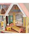 KidKraft Casa delle Bambole in Legno - Lola Mansion - Include 30 Pezzi - EZ Kraft Assembly Case delle Bambole