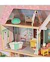 KidKraft Casa delle Bambole in Legno - Lola Mansion - Include 30 Pezzi - EZ Kraft Assembly Case delle Bambole