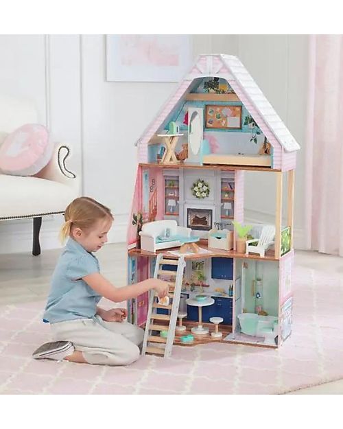 KidKraft Casa delle Bambole in Legno - Matilda - Include 23 pezzi - EZ Kraft Assembly Case delle Bambole