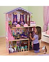 KidKraft Casa delle Bambole in Legno My Dream Mansion - Con letti a baldacchino! Case delle Bambole