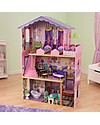 KidKraft Casa delle Bambole in Legno My Dream Mansion - Con letti a baldacchino! Case delle Bambole