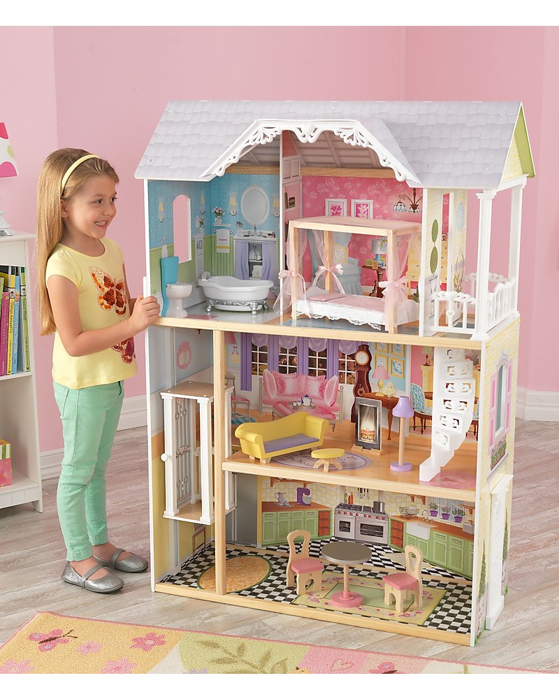 Ragazze di Legno Per Barbie KidKraft Kaylee Casa Delle Bambole 