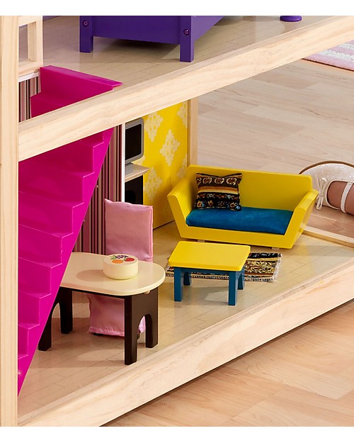 KidKraft Casa delle Bambole So Chic, Rotante con ben 10 Stanze! - Legno Case delle Bambole
