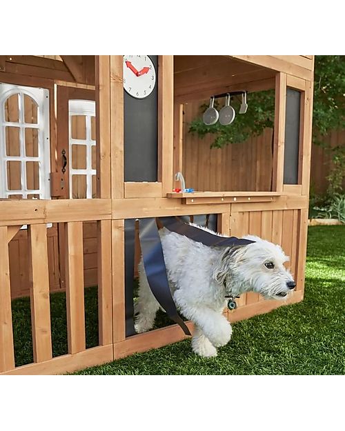 KidKraft Casetta Gioco da Esterno con Vista Panoramica - in Legno Casette per Bambini