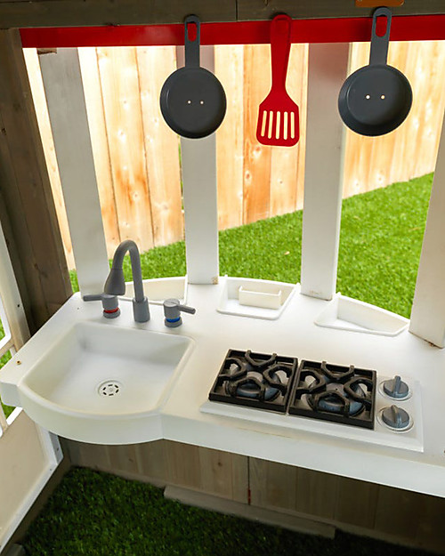 KidKraft Casetta Gioco da Esterno in Legno - Stile Country Casette per Bambini