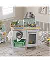 KidKraft Cucina e Lavanderia Whisk & Wash - Legno e Plastica - Due aree gioco in una! Cucine Giocattolo