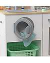 KidKraft Cucina e Lavanderia Whisk & Wash - Legno e Plastica - Due aree gioco in una! Cucine Giocattolo