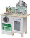 KidKraft Cucina e Lavanderia Whisk & Wash - Legno e Plastica - Due aree gioco in una! Cucine Giocattolo