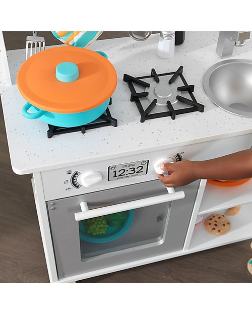 KidKraft Cucina Giocattolo Rosa in Legno per Bambini Home Cookin' con Tende  Motivo Gingham a Quadretti, Giochi per Bambini 3+ Anni, 53198 : :  Giochi e giocattoli