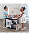 KidKraft Cucina Giocattolo in Legno Artisan Island Toddler - Con forno a microonde e frigorifero! Cucine Giocattolo