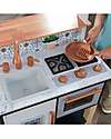 KidKraft Cucina Giocattolo in Legno Artisan Island Toddler - Con forno a microonde e frigorifero! Cucine Giocattolo
