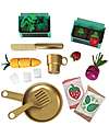 KidKraft Cucina Giocattolo in Legno Terrace Garden - Impara a coltivare la frutta! Cucine Giocattolo