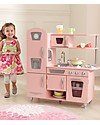KidKraft Cucina Giocattolo in Stile Vintage - Rosa - Legno Cucine Giocattolo