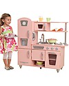 KidKraft Cucina Giocattolo in Stile Vintage - Rosa - Legno Cucine Giocattolo
