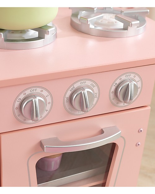 KidKraft Cucina Giocattolo in Stile Vintage - Rosa - Legno Cucine Giocattolo