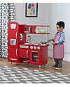 KidKraft Cucina Giocattolo in Stile Vintage, Rossa - Legno Cucine Giocattolo