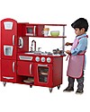 KidKraft Cucina Giocattolo in Stile Vintage, Rossa - Legno Cucine Giocattolo
