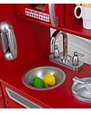 KidKraft Cucina Giocattolo in Stile Vintage, Rossa - Legno Cucine Giocattolo