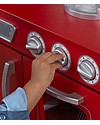 KidKraft Cucina Giocattolo in Stile Vintage, Rossa - Legno Cucine Giocattolo