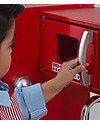 KidKraft Cucina Giocattolo in Stile Vintage, Rossa - Legno Cucine Giocattolo