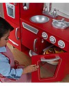 KidKraft Cucina Giocattolo in Stile Vintage, Rossa - Legno Cucine Giocattolo