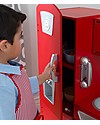 KidKraft Cucina Giocattolo in Stile Vintage, Rossa - Legno Cucine Giocattolo