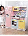 KidKraft Cucina Giocattolo Large Pastel, Colorata e di Grandi Dimensioni - Legno Cucine Giocattolo
