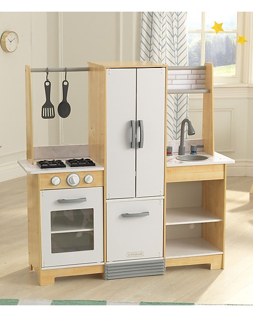 KidKraft Cucina Giocattolo Moderna Facile da Montare - Legno Cucine Giocattolo