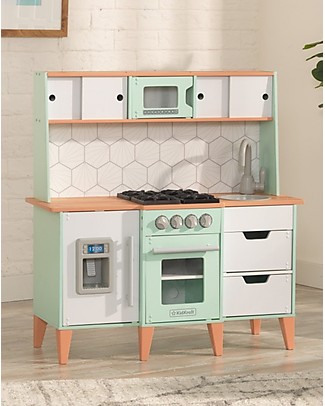 KidKraft Cucina Giocattolo Moderna in Stile Retro - Legno Giochi Creativi