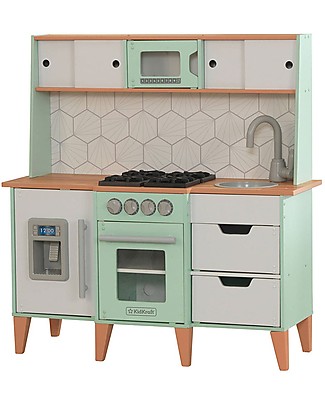 KidKraft Cucina Giocattolo Moderna in Stile Retro - Legno Giochi Creativi