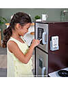 KidKraft Cucina Giocattolo Uptown Espresso - Design Moderno - Elettrodomestici Interattivi! Cucine Giocattolo