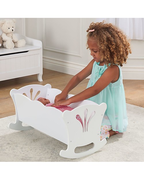 KidKraft Culla per Bambole in Legno Lil Doll Accessori Bambole